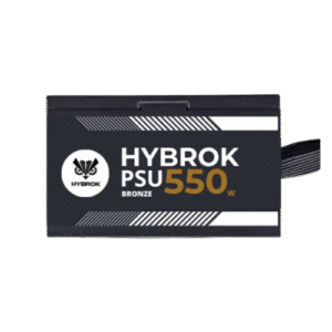 The HYBROK PSU 550W Bronze 80+ delivers reliable 550W power